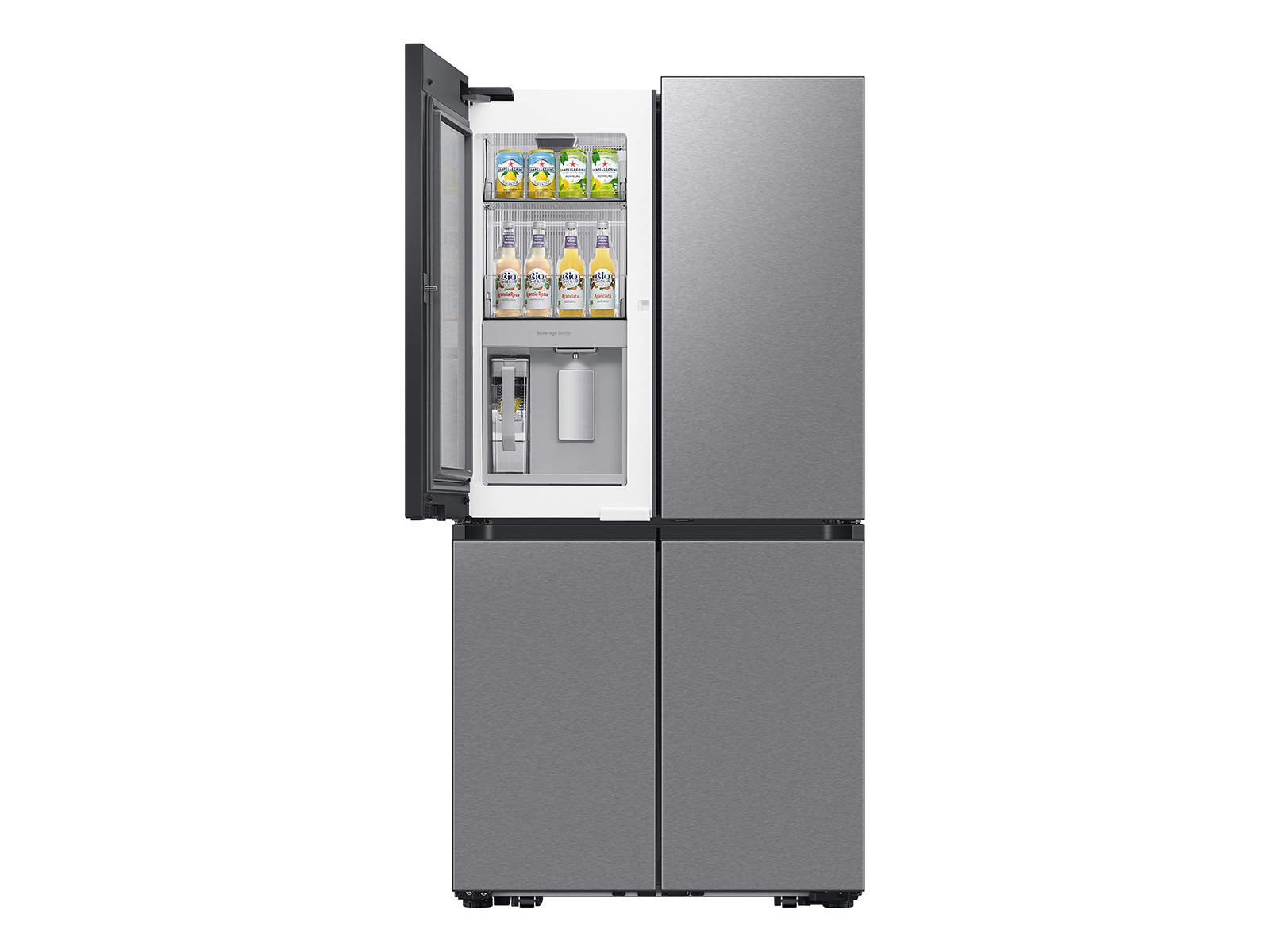 Thumbnail image of Bespoke 29 cu. ft. 4-Door Flex™ Refrigerator with Beverage Zone™ & Auto Open Door in Stainless Steel