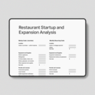 Restaurant Startup and Expansion Analysis Tool