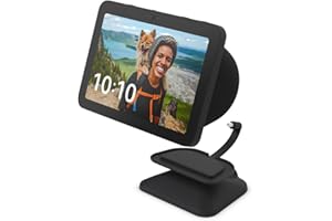 Soporte regulable para Echo Show 8 (3.ª generación) con puerto de carga USB-C | Antracita