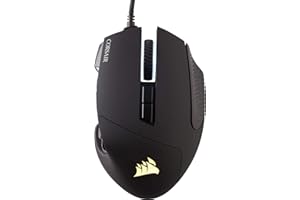 Corsair SCIMITAR RGB ELITE Ratón con Cable para Juegos MOBA/MMO - 18.000 PPP - 17 Botones Programables - Compatible con iCUE 