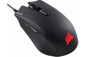 Corsair HARPOON PRO RGB Ratón Ligero con Cable para Juegos FPS/MOBA - 12.000 PPP - 6 Botones Programables - Compatible con iC