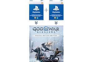 PlayStation Store Tarjeta Regalo 90 EUR para God of War Ragnarök | PS5 Digital Deluxe Edition | PSN Cuenta española | Código 