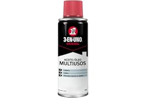 3-IN-ONE - Spray Multiusos 200 ml - Lubrica, Limpia y Protege Contra el Óxido - Producto Unitario