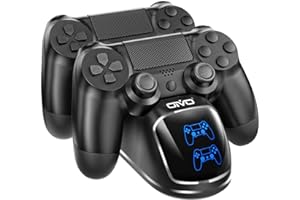 OIVO - Cargador para Mando PS4, estación de Carga con Mando PS 4 con Chip de Carga de 1,8 Horas, estación Mando Sony Playstat