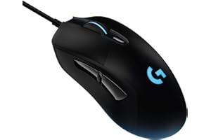 Logitech G403 HERO 25K, ratón para gaming, Captor HERO 25K, 25,600 DPI, Pesos Ajustables, 6 Botones Programables, Memoría Int