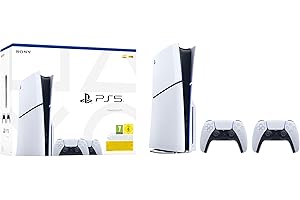 PlayStation 5 Consola Estandar Modelo Slim + 2 mandos inalámbricos DualSense