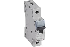 Legrand 403578, Interruptor Automático Magneto Térmico, 1P, 25A, Curva C, 6 kA, 1 módulo, TX3