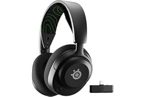 SteelSeries Arctis Nova 5X Wireless -Auriculares gaming -Controladores magnéticos de neodimio -Más de 100 preajustes de audio