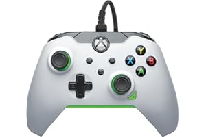 PDP Wired Video Game mando Neon White for Xbox Series X|S, Gamepad, Gaming mando, Xbox One, Officially Licensed