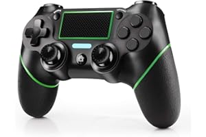 Etpark Mando para PS-4, Mando Inalámbrico Mando Bluetooth Compatible con PS-4/Pro/Slim/PC, Gamepad Jostick con Doble Vibració