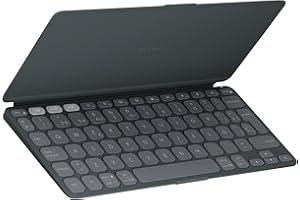 Logitech Keys-To-Go 2, teclado Bluetooth portátil para tablet, tapa integrada, teclado inalámbrico estilizado y compacto para