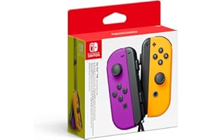 Nintendo Joy-Con (set Izda/Dcha) Morado Neón/Naranja Neón