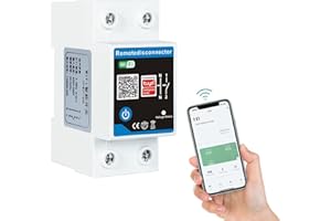 Ailao Disyuntores Interruptor Automático 230V 63A Disyuntor Dispositivo De Protección contra SobretensióN Y Subtensión,Interr