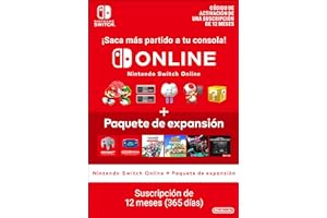 Nintendo Switch Online + Paquete de expansión (Suscripción individual) - Standard | Nintendo Switch - Código de descarga