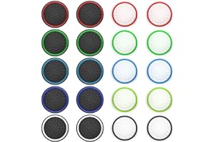 20 Piezas Joystick Thumbstick Grips: Mando Cubierta Protectora de Apretones de Pulgar de Silicona para Xbox One Series X/S, P