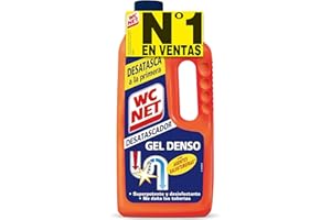 WC Net - Energy Desatascador Gel para Tuberías, Desatasca a la Primera, 1L