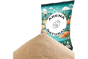 tobored Arena Natural para Terrario. 5 kg de Arena 100% Natural Arena de Playa para su Terrario. Su granulometría es de 0,1-0