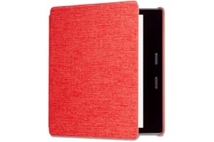 Funda Amazon de tela que protege del agua para Kindle Oasis , rojo — únicamente compatible con el modelo de la 9.ª generación