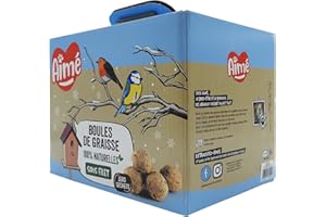 Yoeyang Bolas de Grasa x 30 para Aves del Cielo, 2.7 kg, Sin Sabor