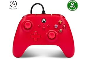 PowerA Control alámbrico Xbox One - Rojo