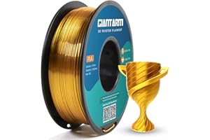 GIANTARM Filamento PLA 1.75mm Seda Dorado,Impresora 3D PLA Filamento 1 kg Carrete