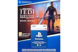 100€ PlayStation Store Tarjeta Regalo por STAR WARS Jedi: Survivor Deluxe Edition [Usa este crédito para reservar el juego en