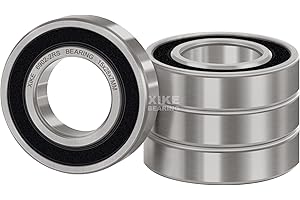 XiKe 6902-2RS Rodamientos de bolas sellados 15x28x7mm Acero al cromo, Pre-lubricado, Doble junta de goma, 6902RS Cojinetes de