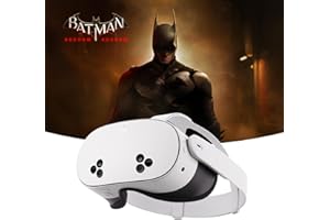 Meta Quest 3S 128 GB — Llévate el Juego Batman: Arkham Shadow y Disfruta de 3 Meses de Prueba de Meta Quest+ — Gafas de Reali