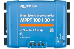 Victron Energy SmartSolar MPPT 100V 30 amperios 12/24-Voltios Controlador de Carga Solar (Bluetooth)