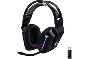 Logitech G733 LIGHTSPEED Auriculares con Micrófono Inalámbricos para Gaming con Diadema con Suspensión, LIGHTSYNC RGB, Tecnol