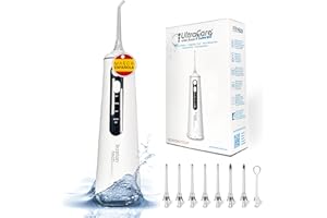 Aquapik® Irrigador Dental Portátil UltraCare Travel | Elimina la Placa + Recomendado por dentistas + Cuida tus Implantes y Or