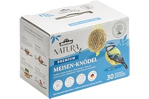 Dehner Natura Premium - Bola de Masa para carbonero con Red, alimento para Aves Silvestres Durante Todo el año, Rico en prote