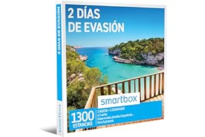 Smartbox - Caja Regalo 2 días de evasión - Idea de Regalo para Parejas - 1 Noche con Desayuno o 1 Noche para 2 Personas