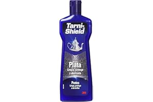 3M Tarni-Shield Plata Limpiador de Plata, Limpia, protege y abrillanta la plata, 250 ml