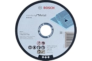 Bosch Professional 1x Disco Standard for Metal Straight Cutting (para chapa, acero, Ø 115 x 1 x 22.23 mm, Accesorios Amolador