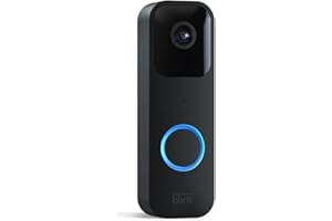 Blink Video Doorbell (newest model), Two-way audio, HD video, motion and chime app alerts and Alexa enabled — wired or wire-f