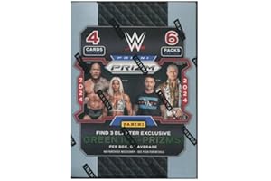 2024 Panini Prizm WWE Wrestling 6-Pack Hobby Blaster Trading Card Box (Green Ice Prizms!)