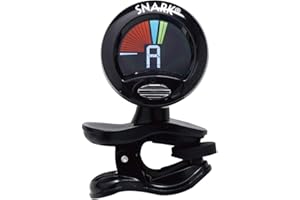 Snark Rechargeable Chromatic, USB SN5X Clip-On Tuner for Guitar, Bass & Violin