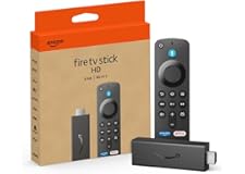 Amazon Fire TV Stick HD (newest model), free and live TV, Alexa Voice Remote, smart home controls, HD streaming