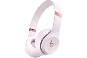 Beats Solo 4 - Wireless Bluetooth On-Ear Headphones, Apple & Android Compatible, Up to 50 Hours of Battery Life - Cloud Pink