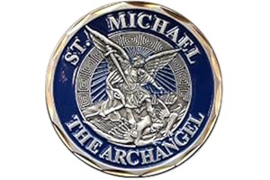 BirchRiver St Michael Archangel Challenge Coin - Psalms 91:10 - Commemorative Collector