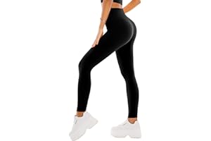 SINOPHANT High Waisted Leggings for Women - Full Length Capri Buttery Soft Yoga Pants for Workout Athletic