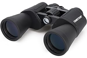 Celestron - Cometron 7x50 Bincoulars - Beginner Astronomy Binoculars - Large 50mm Objective Lenses - Wide Field of View 7X Ma