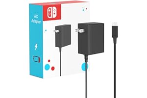 Charger for Nintendo Switch, MARSDOCK 45W AC Adapter Power Supply for Switch, 15V 2.6A Fast Charging with 5FT USB C Cord Comp