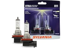 SYLVANIA - H11 XtraVision - High Performance Halogen Headlight Bulb, High Beam, Low Beam and Fog Replacement Bulb (Contains 2