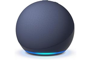 Amazon Echo Dot (newest model), With bigger vibrant sound, helpful routines and Alexa, Deep Sea Blue