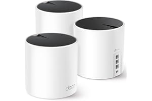 TP-Link Deco AX3000 WiFi 6 Mesh System(Deco X55) - Covers up to 6500 Sq.Ft. , Replaces Wireless Router and Extender, 3 Gigabi