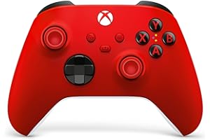 Xbox Core Wireless Gaming Controller  17 Pulse Red Series X|S, One, Windows PC, Android, and iOS