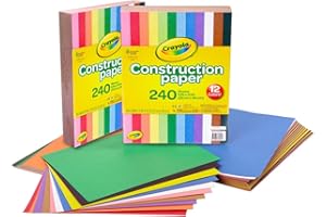 Crayola Construction Paper - 480ct (2pck), Bulk School Supplies For Kids, Teacher Classroom Must Have, Art Paper, Arts & Craf