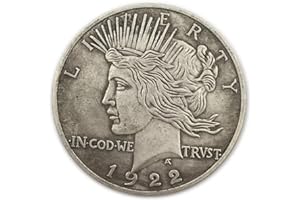 1922 Peace Dollar Coin Liberty American Liberty Coin United States of America Coin Souvenir Replica for Collection Party Gift